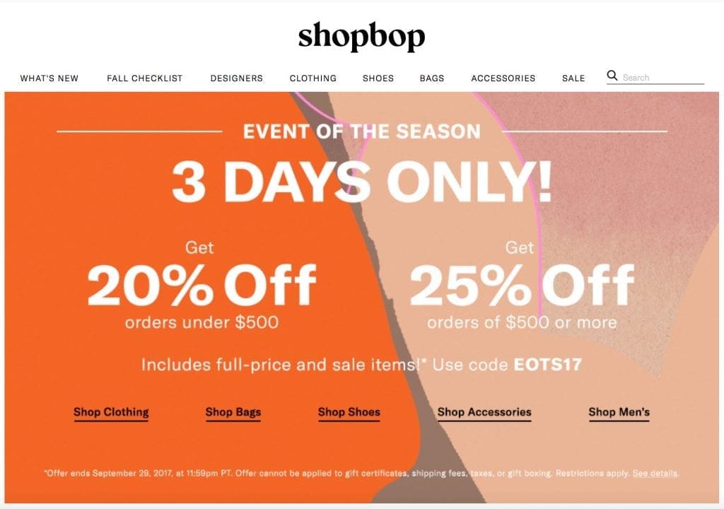 Get 25% off Shopbop now! | Sabrina 'Princessa' Wang