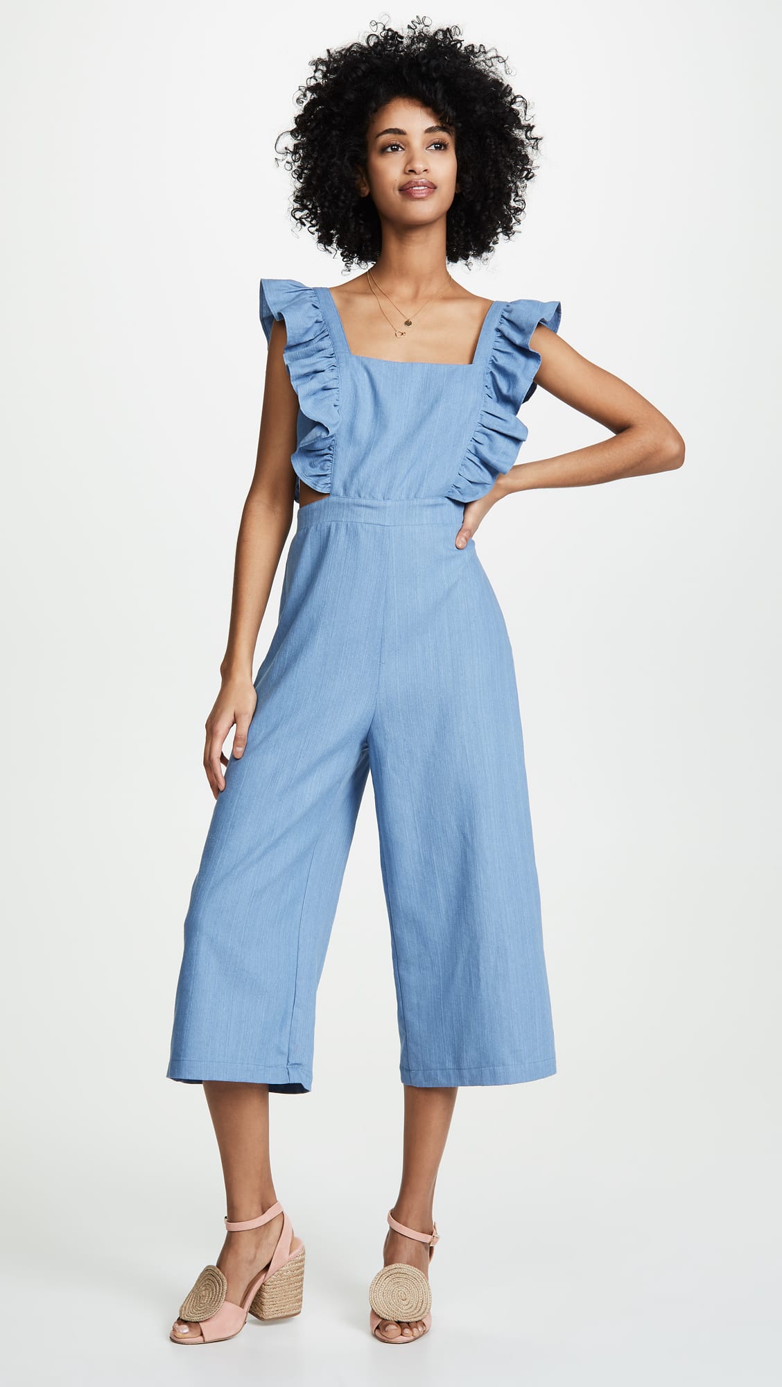 Re:named Amy Ruffle Jumpsuit