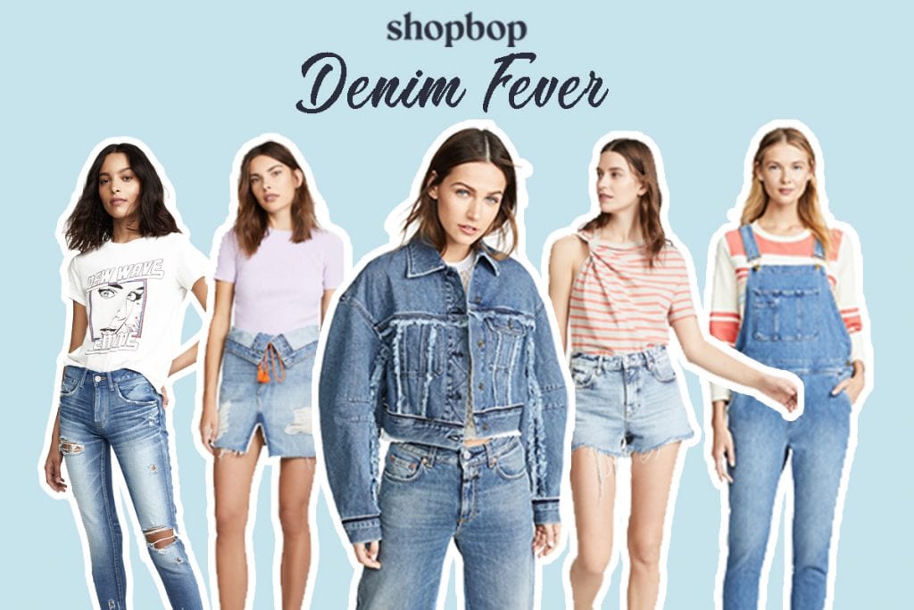 shopbop feature denim fever