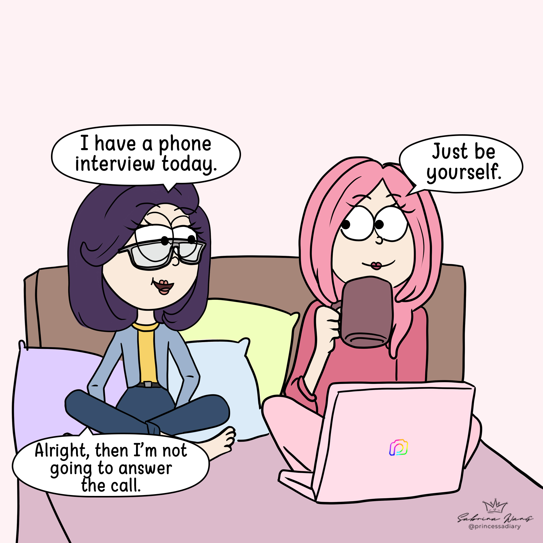 Phone interview tips: Be yourself and ace it! | Sabrina 'Princessa' Wang