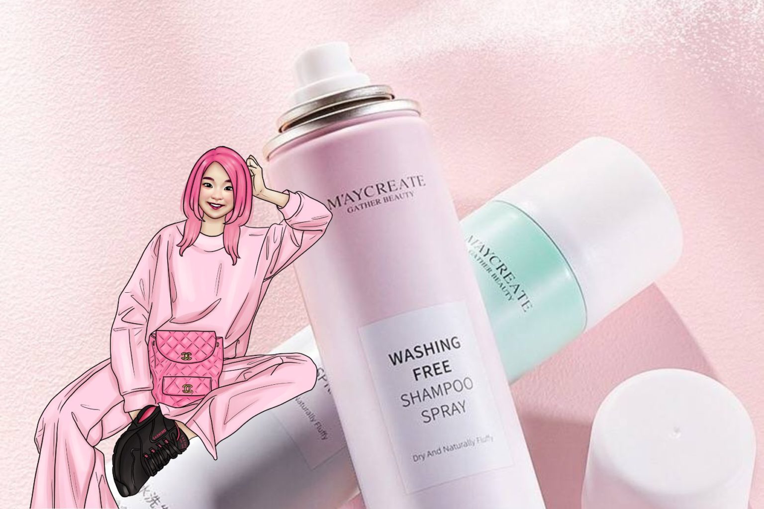 Maycreate Dry Shampoo Hair saviour for busy and stylish lives